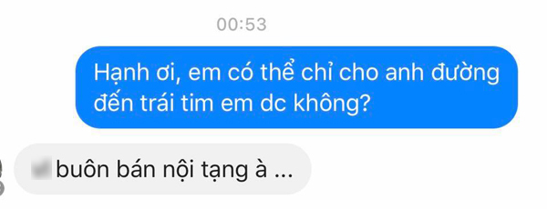 Trào lưu nhắn tin hot nhất Facebook hôm nay: Cho em hỏi đường nào đến trái tim anh? - Ảnh 9.