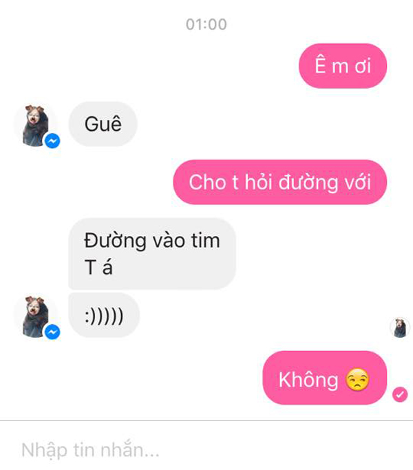 Trào lưu nhắn tin hot nhất Facebook hôm nay: Cho em hỏi đường nào đến trái tim anh? - Ảnh 17.