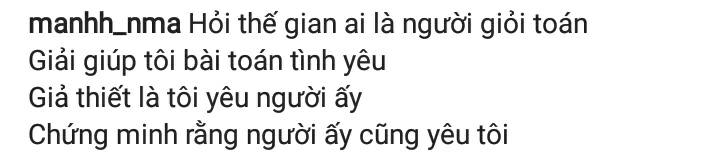 Khi Toán và Lý là cảm hứng chế của thơ tình: Chỉ có thể cười đến muốn chết! - Ảnh 23. Khi Toán và Lý là cảm hứng chế của thơ tình: Chỉ có thể cười đến muốn chết! - Ảnh 23.