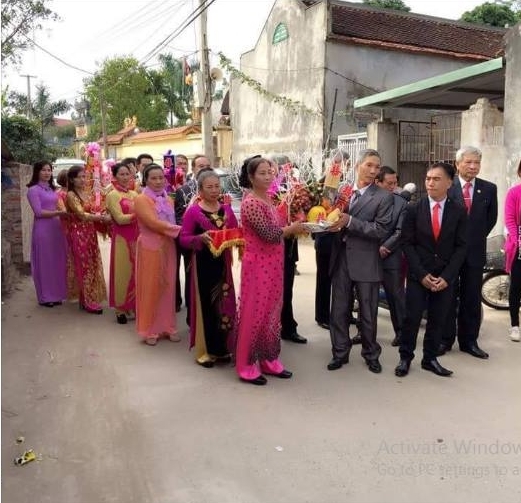 Không phải nam thanh nữ tú, dàn bê tráp đặc biệt trong lễ ăn hỏi ở Hưng Yên khiến cư dân mạng thích thú - Ảnh 1.