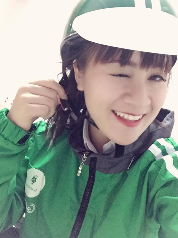 Lại thêm một nữ tài xế GrabBike khiến cư dân mạng lùng sục vì quá xinh! - Ảnh 3.