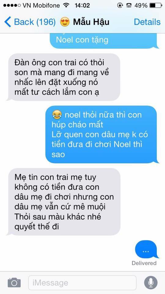 Hot nhất Facebook hôm nay: Chùm tin nhắn với con trai của bà mẹ Việt bá đạo nhất trái đất! - Ảnh 7.