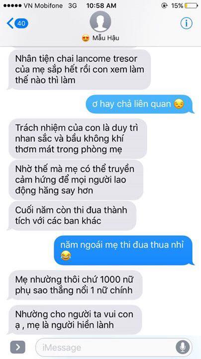 Hot nhất Facebook hôm nay: Chùm tin nhắn với con trai của bà mẹ Việt bá đạo nhất trái đất! - Ảnh 10.