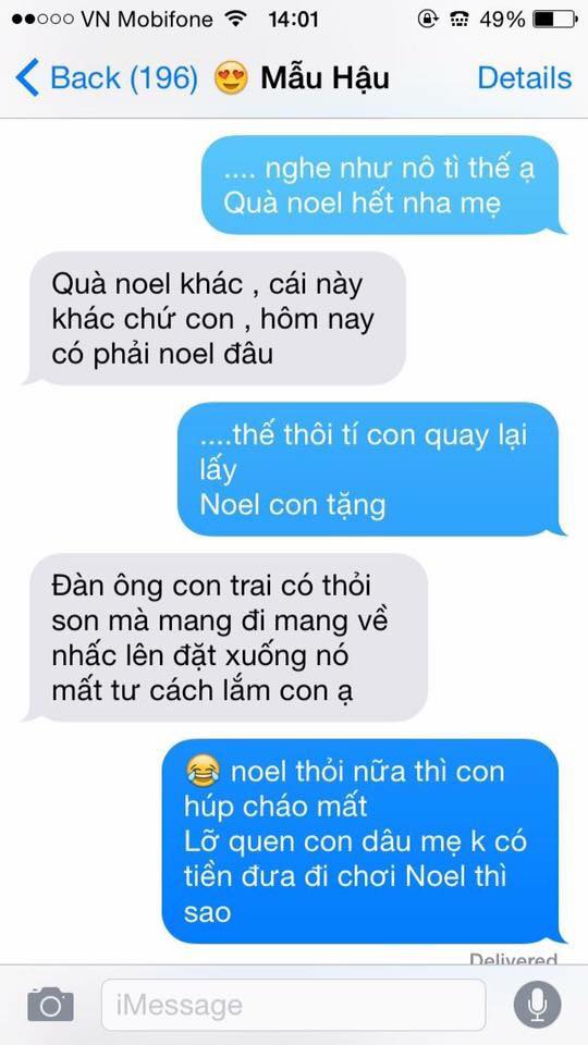 Hot nhất Facebook hôm nay: Chùm tin nhắn với con trai của bà mẹ Việt bá đạo nhất trái đất! - Ảnh 6.