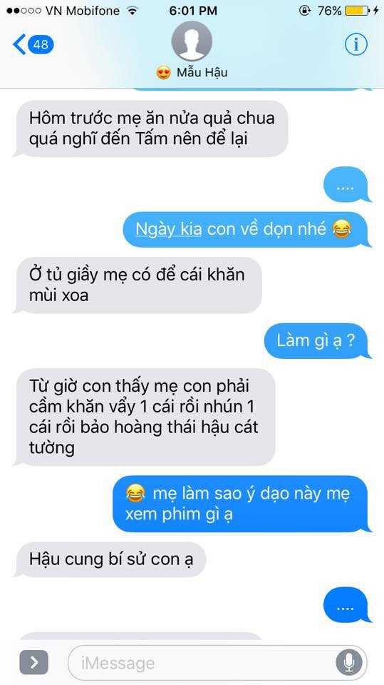 Hot nhất Facebook hôm nay: Chùm tin nhắn với con trai của bà mẹ Việt bá đạo nhất trái đất! - Ảnh 27.