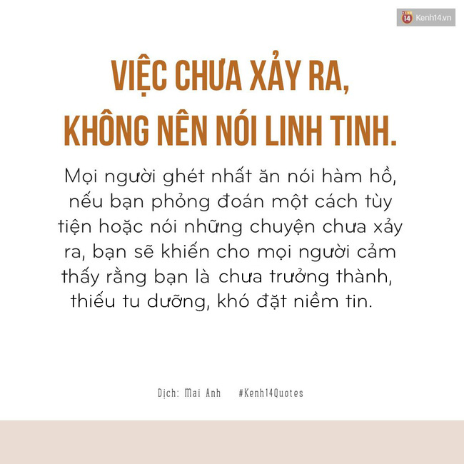 Nói là một loại năng lực, im lặng là một loại trí tuệ! - Ảnh 5.