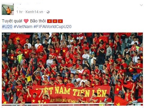 U20 Việt Nam l&agrave;m dậy s&oacute;ng mạng x&atilde; hội sau kỳ t&iacute;ch - Ảnh 6.