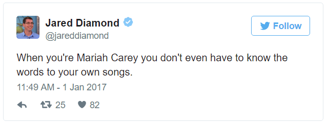 Mariah Carey đ&oacute;n năm mới 2017 với một m&agrave;n biểu diễn fail đau đớn - Ảnh 8.