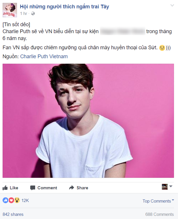 Rộ tin Charlie Puth đến Sài Gòn biểu diễn vào cuối tháng 6 - Ảnh 1.