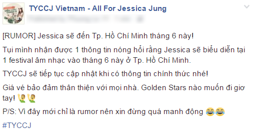 Fan nháo nhào trước thông tin Jessica đến Việt Nam biểu diễn vào tháng 6 - Ảnh 1.