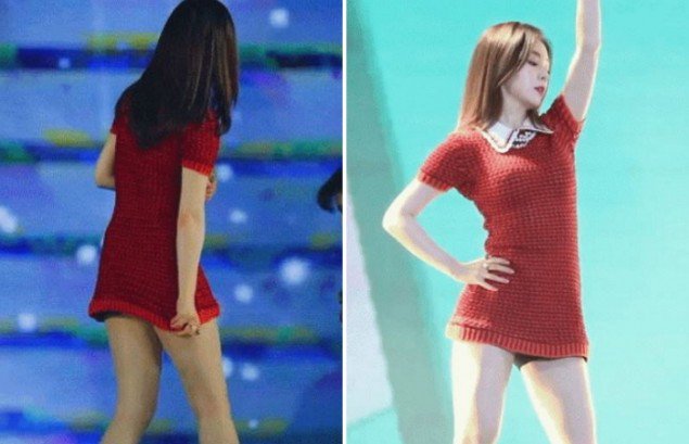 Fan tức giận khi Irene (Red Velvet) không thể tập trung biểu diễn vì còn lo... kéo váy - Ảnh 3.