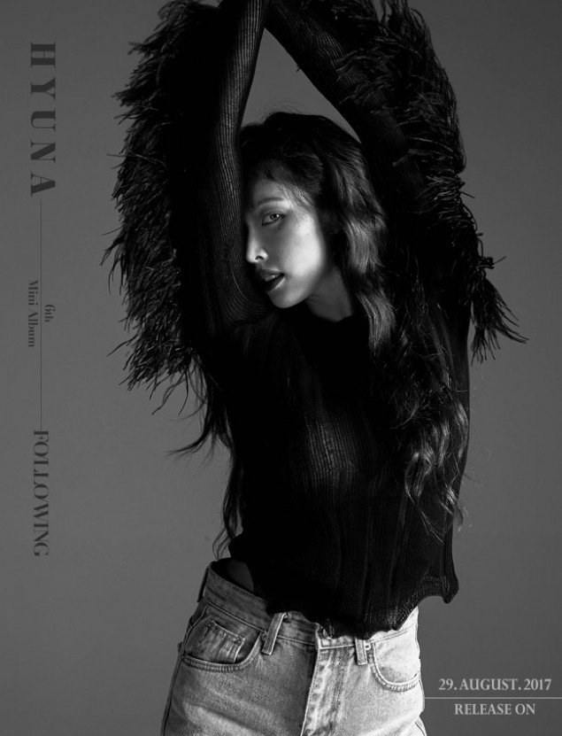 Nhá hàng ảnh trắng đen, HyunA bị chê trông như con ma - Ảnh 1.