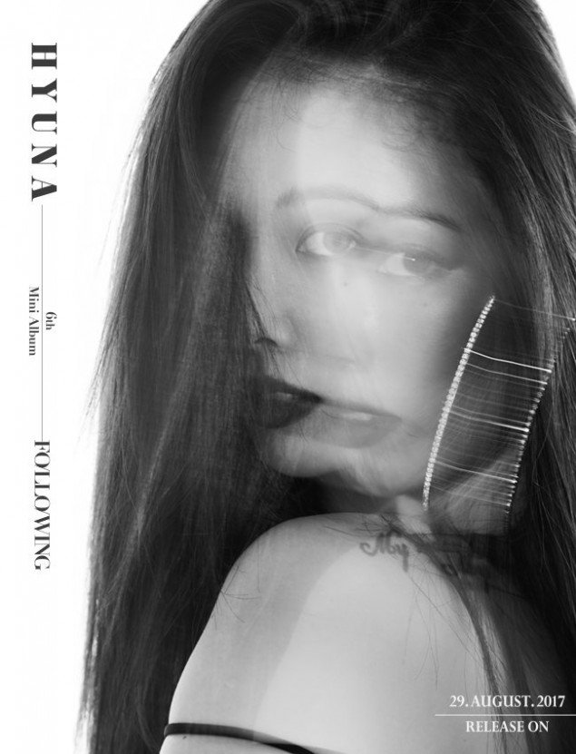 Nhá hàng ảnh trắng đen, HyunA bị chê trông như con ma - Ảnh 4.