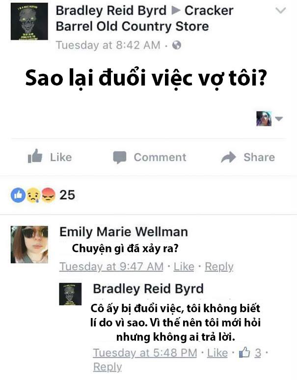 Đuổi việc nh&acirc;n vi&ecirc;n l&agrave;m 11 năm, c&ocirc;ng ty ăn quả đắng trước m&agrave;n c&ocirc;ng ph&aacute; Facebook của cộng đồng mạng - Ảnh 1.