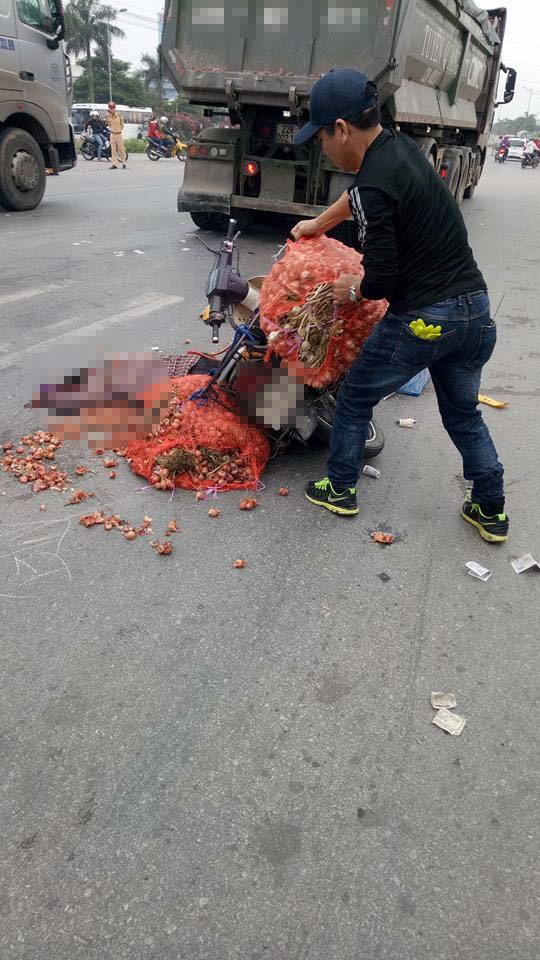 Bắc Ninh:  Người phụ nữ bị xe ben cán qua người chết thảm - Ảnh 2.