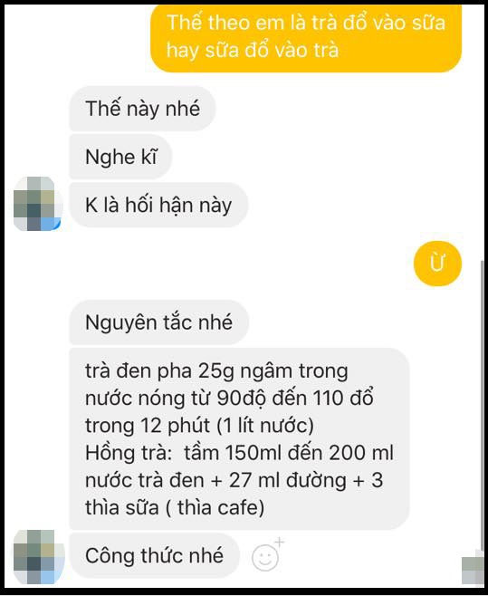 Đỉnh cao của nhắn tin cưa cẩm bây giờ: Trà sữa là trà đổ vào sữa hay sữa đổ vào trà? - Ảnh 6.