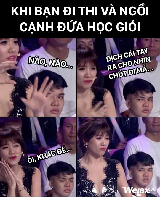 Chàng trai bất ngờ nổi tiếng sau 1 đêm với biểu cảm liếc xéo Hari Won trên sóng truyền hình - Ảnh 7.