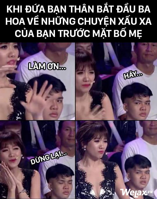 Chàng trai bất ngờ nổi tiếng sau 1 đêm với biểu cảm liếc xéo Hari Won trên sóng truyền hình - Ảnh 8.