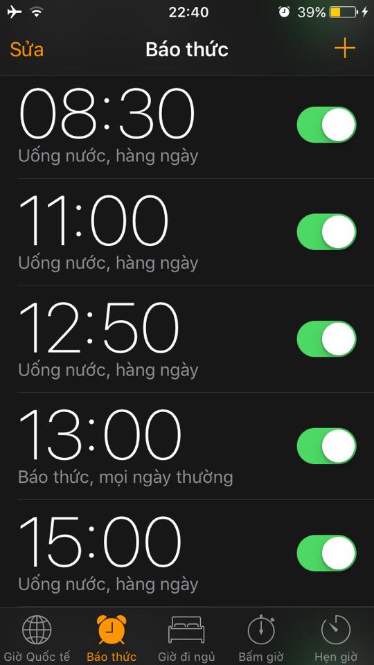 Lịch báo thức dậy sớm mỗi sáng xưa rồi, bây giờ uống nước là cũng phải đặt lịch nhắc nhở! - Ảnh 5.