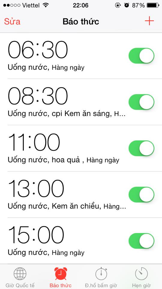 Lịch báo thức dậy sớm mỗi sáng xưa rồi, bây giờ uống nước là cũng phải đặt lịch nhắc nhở! - Ảnh 2.