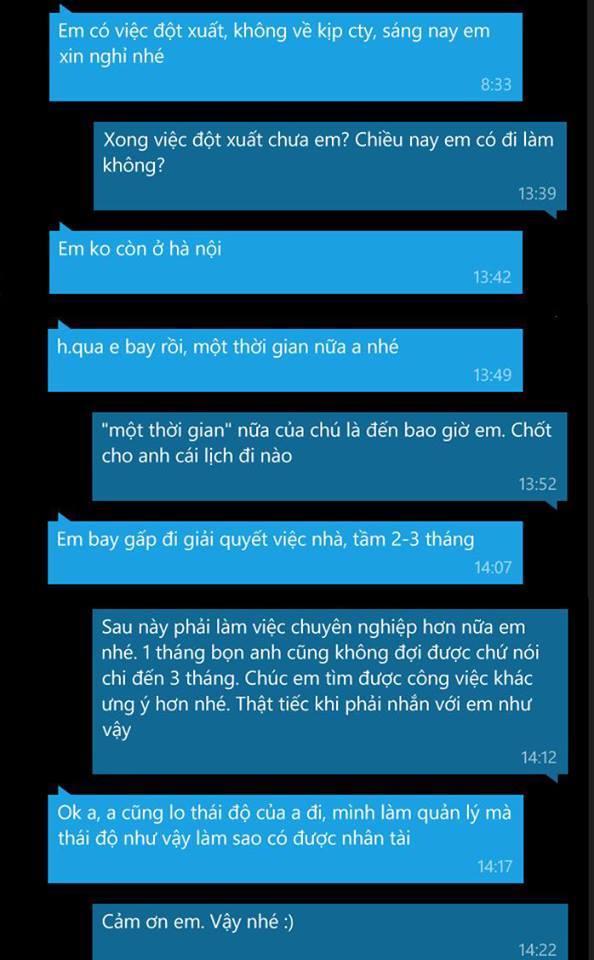 Nhân viên mà cứng hơn quả trứng như thế này thì sếp cũng đành chịu thua thôi - Ảnh 1.