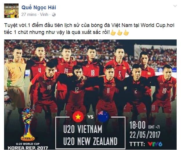 U20 Việt Nam l&agrave;m dậy s&oacute;ng mạng x&atilde; hội sau kỳ t&iacute;ch - Ảnh 1.