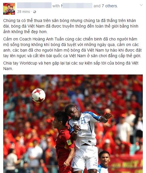 Cảm ơn và tự hào lắm U20 Việt Nam - Ảnh 3.
