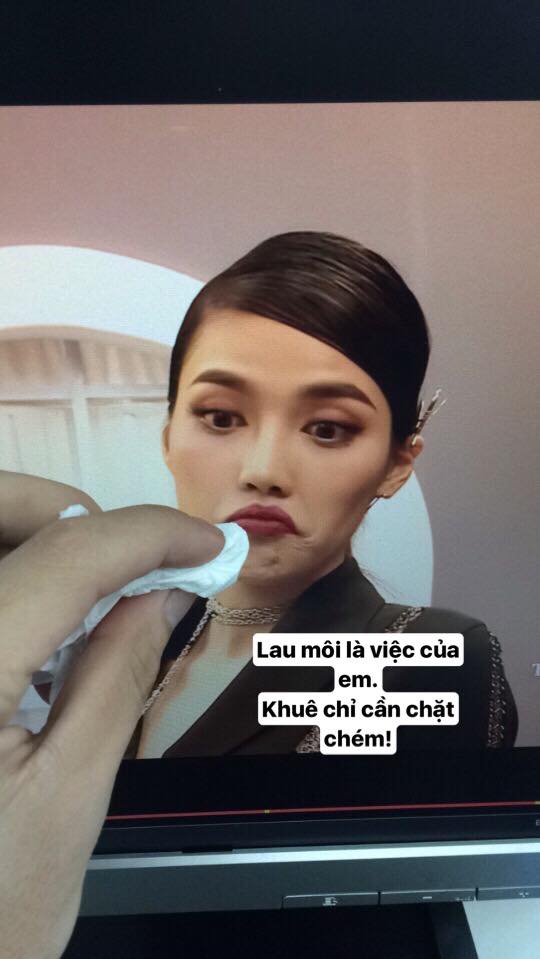 Khán giả tích cực "lau môi" giúp Lan Khuê cho bớt "thâm" - sao Việt - Ảnh 5.