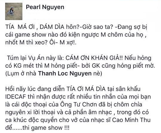 NSƯT Thành Lộc bức xúc khi vai diễn của mình bị chôm chỉa để thi gameshow - Ảnh 6.