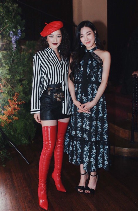 Chi Pu diện style lạ, trò chuyện vui vẻ với Tiffany trong sự kiện ra mắt BST H&M x ERDEM tại Mỹ - Ảnh 2. Chi Pu diện style lạ, trò chuyện vui vẻ với Tiffany trong sự kiện ra mắt BST H&M x ERDEM tại Mỹ - Ảnh 2.