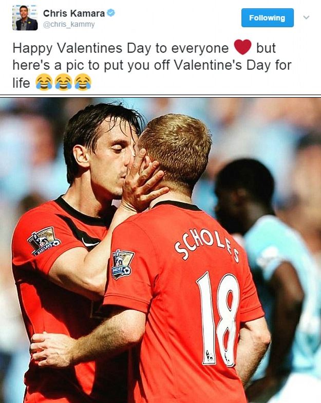 Những nụ h&ocirc;n ch&aacute;y bỏng của sao Ngoại hạng Anh trong ng&agrave;y Valentine - Ảnh 10.