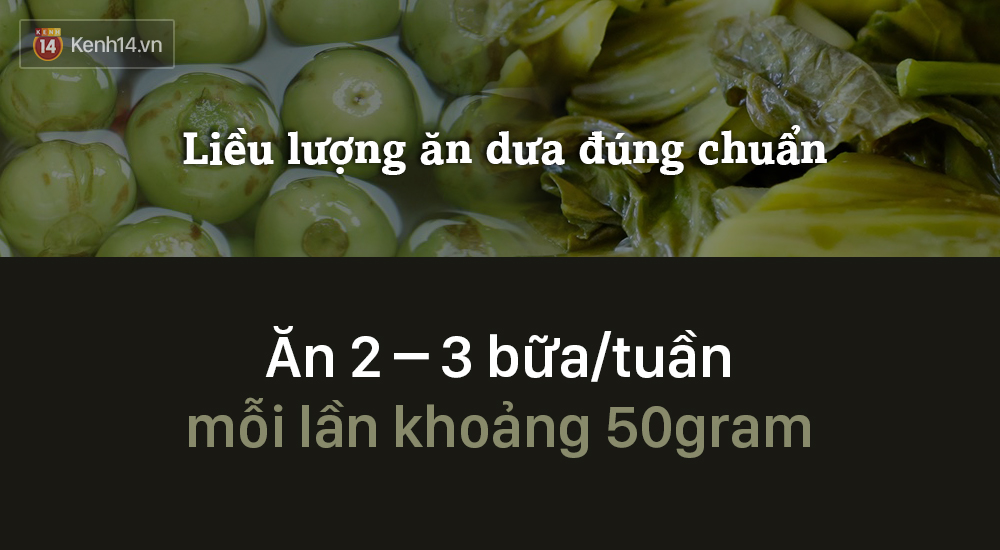 Ăn dưa muối g&acirc;y ung thư: điều n&agrave;y chỉ xảy ra khi ch&uacute;ng ta kh&ocirc;ng biết c&aacute;ch ăn - Ảnh 9.