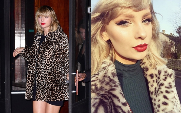 Muốn xinh như Taylor Swift, bạn chỉ cần học makeup và mix đồ như cô gái này - Ảnh 5. Muốn xinh như Taylor Swift, bạn chỉ cần học makeup và mix đồ như cô gái này - Ảnh 5.