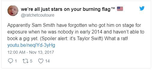 Ngoài mặt thân với Taylor Swift, nhưng Sam Smith và Reese Witherspoon vừa bị phát hiện ghét ngầm chị Rắn - Ảnh 7.