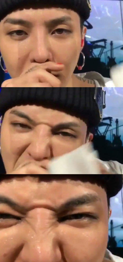 G-Dragon tiếp tục bị chỉ trích khi dí sát mặt vào ống kính máy quay để fan hâm mộ lau mồ hôi cho mình - Ảnh 1.