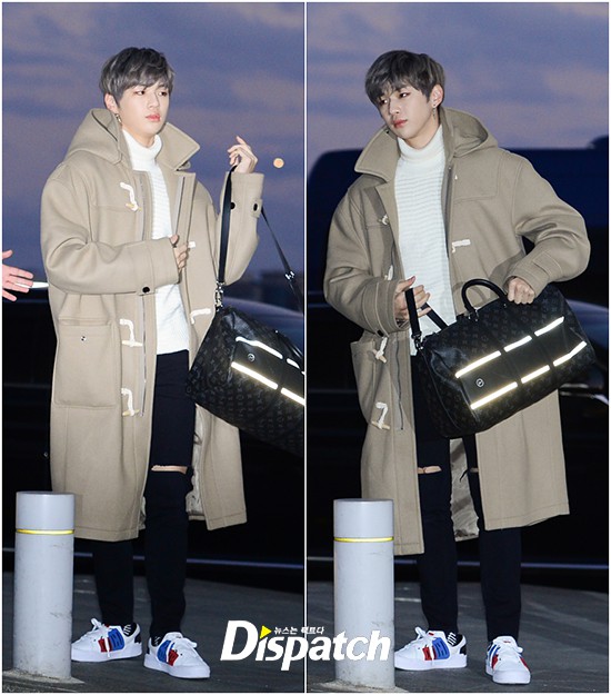 Dàn tân binh khủng toàn mỹ nam Wanna One lịch lãm tại sân bay Hàn, chuẩn bị đổ bộ Việt Nam - Ảnh 1.