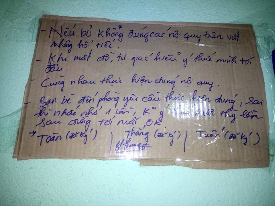 Bộ ảnh khó đỡ về nội quy phòng trọ sinh viên: Đã quyết định sống cùng nhau thì cần gọn gàng, ngăn nắp! - Ảnh 4. Bộ ảnh khó đỡ về nội quy phòng trọ sinh viên: Đã quyết định sống cùng nhau thì cần gọn gàng, ngăn nắp! - Ảnh 4.