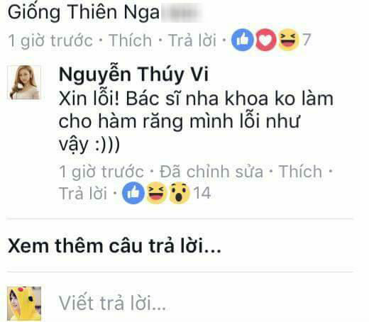 Bị so sánh với Thiên Nga The Face, Thúy Vi đáp trả: Bác sĩ không làm cho mình hàm răng lỗi như vậy! - Ảnh 1.