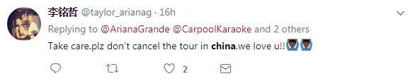 Fan Trung Quốc lo lắng Ariana Grande sẽ lại huỷ show sau sự việc tại Việt Nam - Ảnh 3.