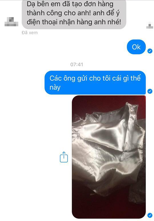 Thảm họa của mua hàng online: Đặt 2 bộ quần áo thể thao nam nhận ngay được bộ đồ ngủ của nữ - Ảnh 2.