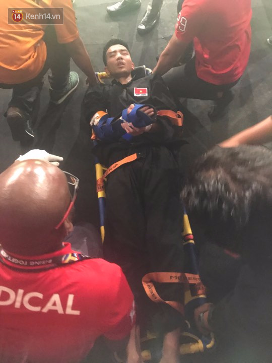 Võ sĩ Việt Nam bị đánh gãy tay, nhập viện khẩn cấp ở Malaysia - Ảnh 2.