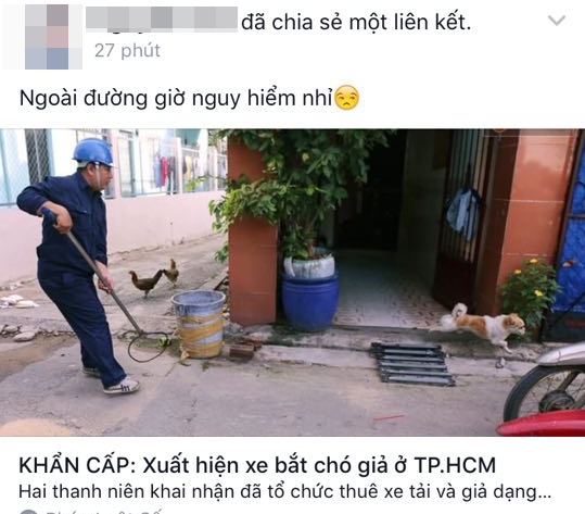 Xuất hiện thông tin bịa đặt Xe bắt chó giả ở TP HCM khiến nhiều người hoang mang - Ảnh 2.