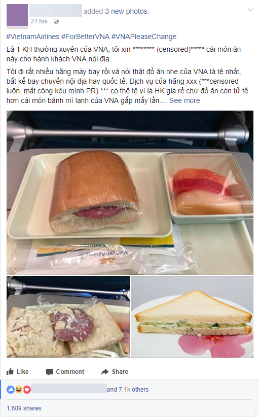 Chất lượng bữa ăn nhẹ của Vietnam Airlines và cách chê bai gây tranh cãi của một hành khách - Ảnh 4.