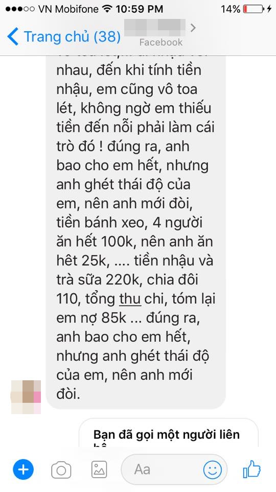 Cưa không đổ, anh chàng quyết đòi lại 85k tiền uống trà sữa để trả thù - Ảnh 3.