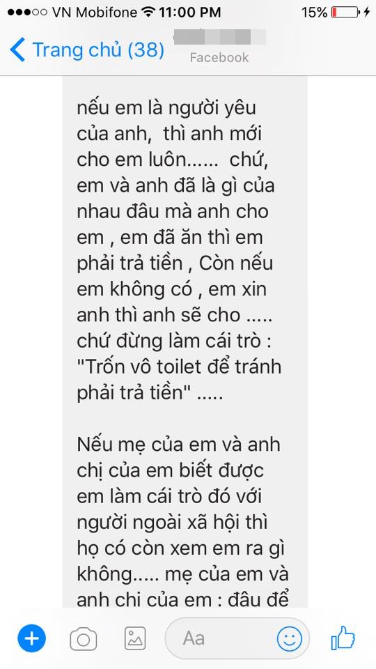 Cưa kh&ocirc;ng đổ, anh ch&agrave;ng quyết đ&ograve;i lại 85k tiền uống tr&agrave; sữa để trả th&ugrave; - Ảnh 4.