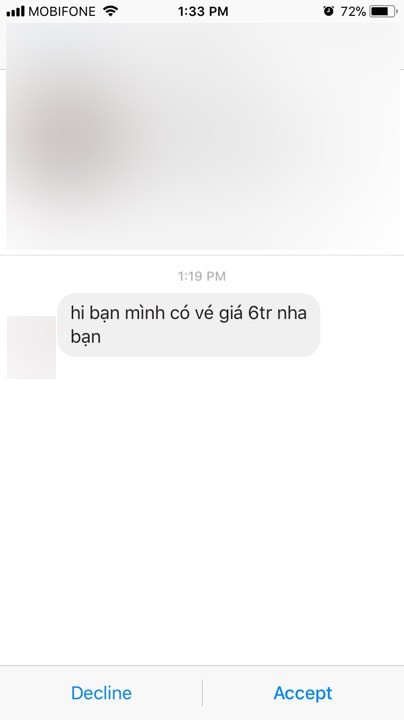 Một ngày trước đêm diễn MAMA, nhiều Facebook giả rao bán vé lên đến hàng chục triệu đồng - Ảnh 6.