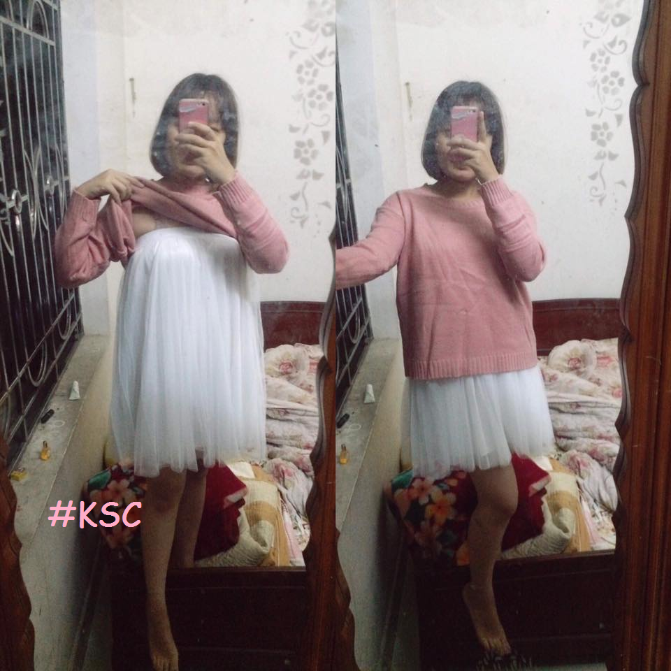 Đ&atilde; t&igrave;m ra chi&ecirc;u thức b&aacute; đạo gi&uacute;p con g&aacute;i l&ugrave;n mặc được ch&acirc;n v&aacute;y d&agrave;i - Ảnh 1.