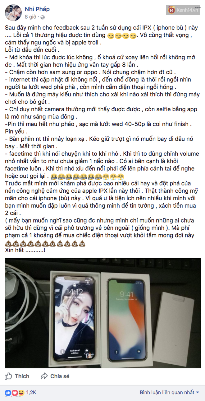 Girl xinh bị hack Facebook ngay sau vài giờ chỉ vì dìm hàng iPhone X không thương tiếc trên status? - Ảnh 1.