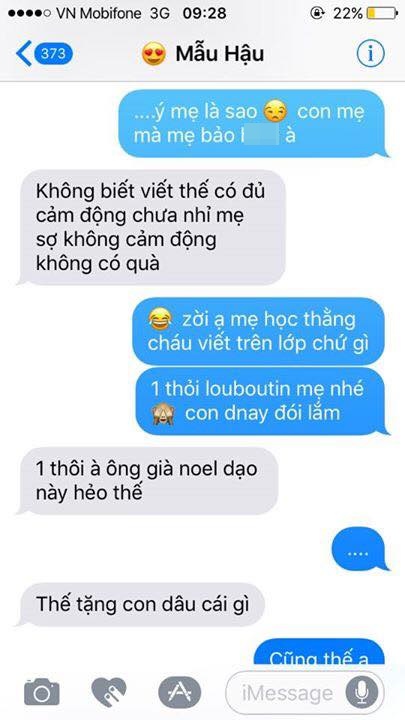 Hot nhất Facebook hôm nay: Chùm tin nhắn với con trai của bà mẹ Việt bá đạo nhất trái đất! - Ảnh 3.
