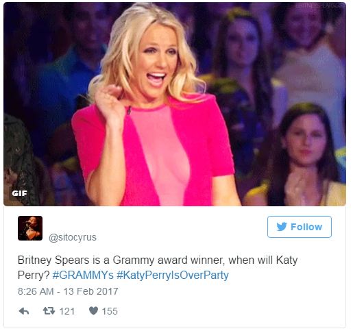 Katy Perry bị tẩy chay vì mỉa mai Britney Spears trên thảm đỏ Grammy - Ảnh 5.